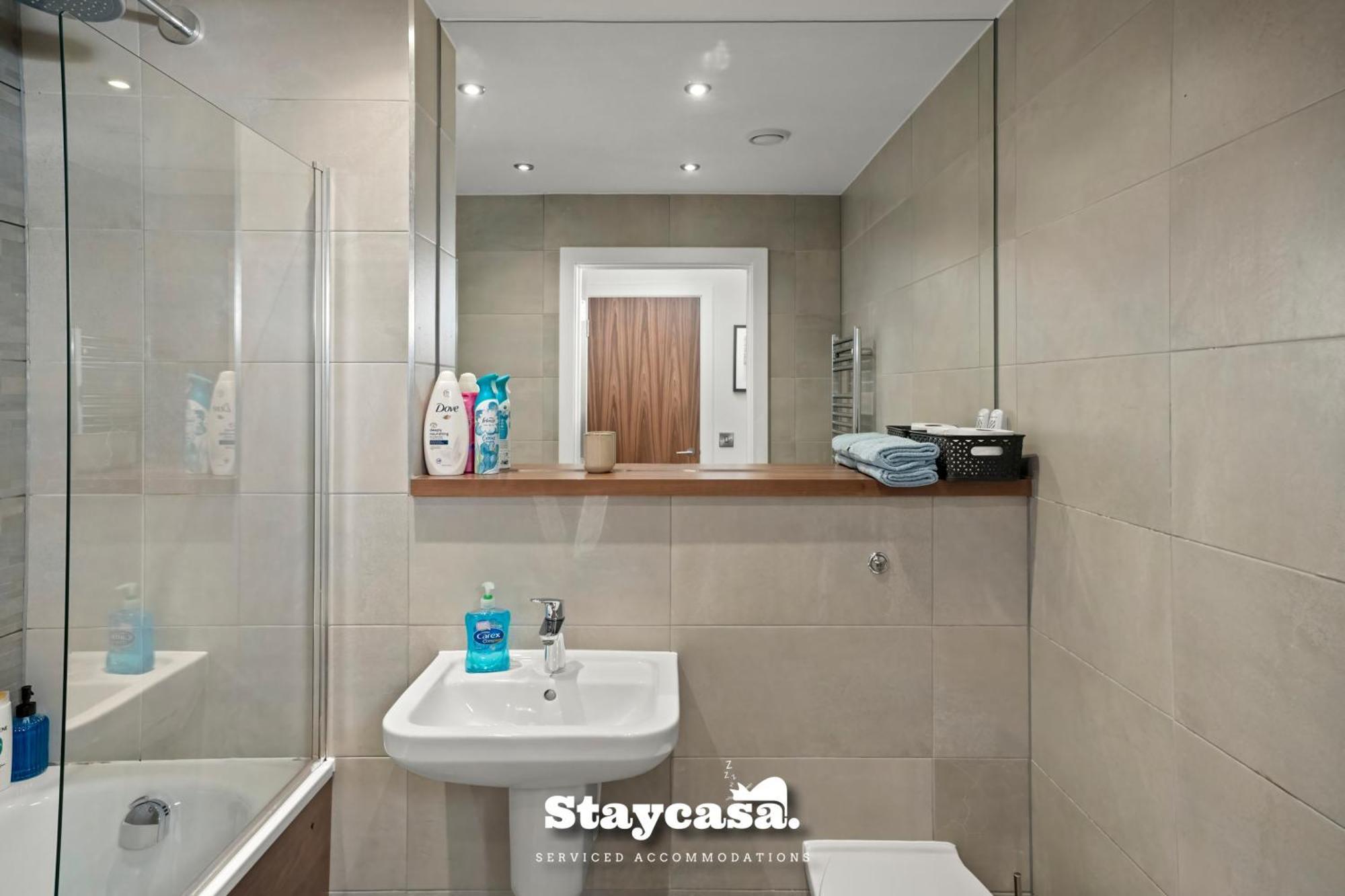 Spectacular Apartment Balcony View In City Centre Manchester Exterior photo